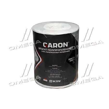 ➤ Шпагат поліпропіленовий білий GARON 2000 tex 500 м/кг 2500 м 1 шт 5 кг (Agrotex) Шпагат 500