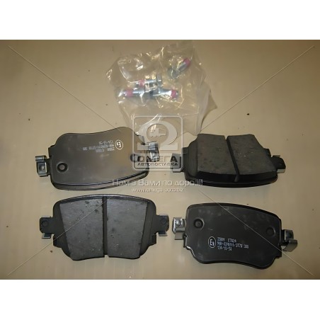 35001 Колодка гальм. диск. SKODA OCTAVIA 1.8 2.0 2012-,SEAT LEON 2012- задн. (вир-во ABS) фото від Мотор-Агро Харків Україна