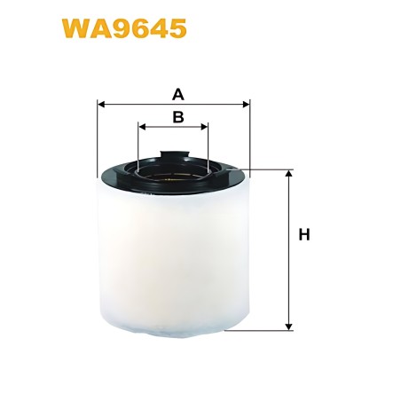 WA9645 Фільтр повітряний SKODA, VW WA9645/AK370/2 (вир-во WIX-FILTERS) фото від Мотор-Агро Харків Україна