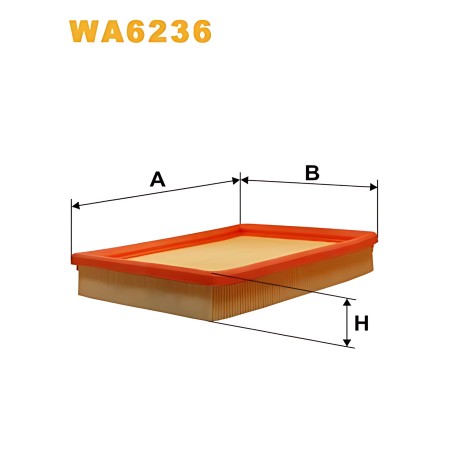 ➤ Фільтр повітряний OPEL WA6236/AP071 (вир-во WIX-FILTERS UA) WA6236