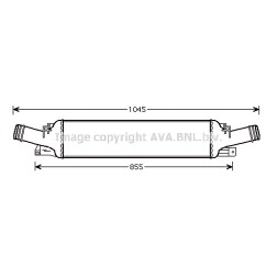 AI4294 Інтеркулер AUDI (вир-во AVA) фото від Мотор-Агро Харків Україна