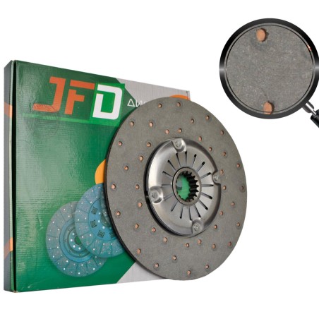 Диск зчеплення Т-150.21.024-2 (з азбестовими накладками) (JFD)