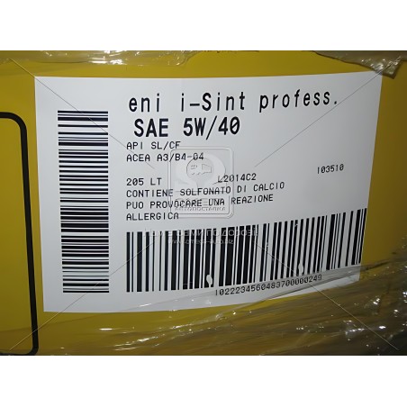 ➤ Олива моторна ENI I-Sint professIonal 5W-40 (Бочка 205л) 103510