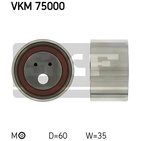 VKM 75000 Ролик натяжний HYUNDAI, MITSUBISHI (Вир-во SKF) фото від Мотор-Агро Харків Україна