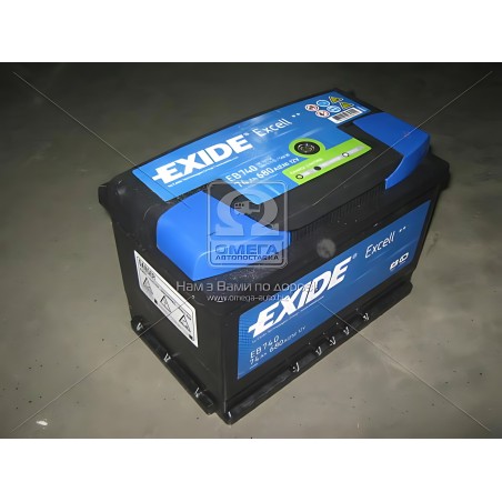 ➤ Акумулятор 74Ah-12v Exide EXCELL (278х175х190), R, EN680 EB740