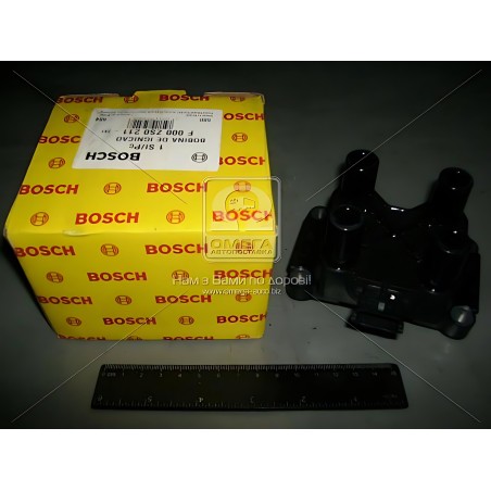 ➤ Котушка запалювання ВАЗ (2111-3705010, 21110 3705010 04) (вир-во Bosch) F000ZS0211