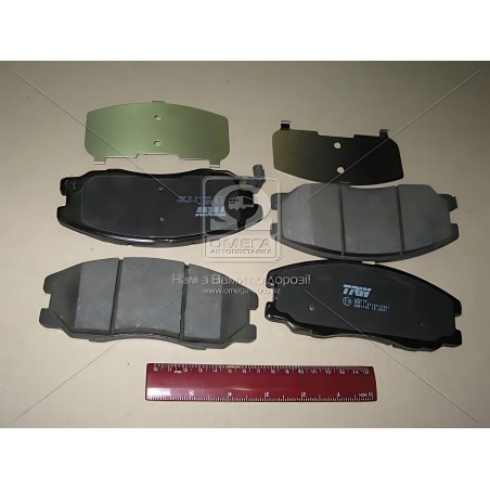 ➤ Колодка гальм. диск. CHEVROLET CAPTIVA передн. (вир-во TRW) GDB1715