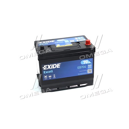 ➤ Акумулятор 70Ah-12v Exide EXCELL (266х172х223), R, EN540 Азія EB704