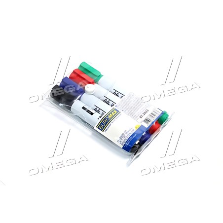 ➤ Набір маркерів Board 4 кольори, Buromax 1930023