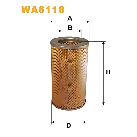 WA6118 Фільтр повітряний TOYOTA HIACE WA6118/AM441/1 (вир-во WIX-FILTERS) фото від Мотор-Агро Харків Україна