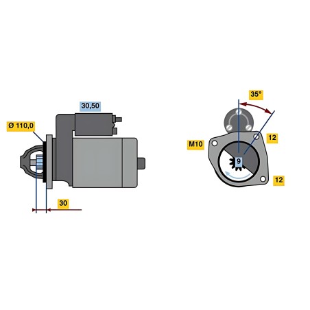 ➤ Щітка склоочисника 250 мм (H 251) задн. (вир-во BOSCH) 3397011813