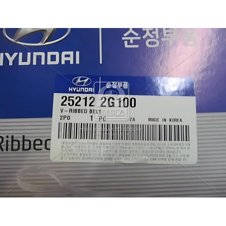 ➤ Ремінь поліклінової Hyundai CM10/Santa Fe 10-/Kia Sorento 09- (вир-во Mobis) 252122G100