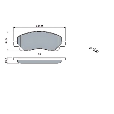 ➤ Свічка запалювання FR7DE2 NICKEL (VW) (вир-во BOSCH) 0242235797