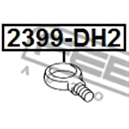2399-DH2 Гак буксирний VAG (Вир-во FEBEST) фото від Мотор-Агро Харків Україна