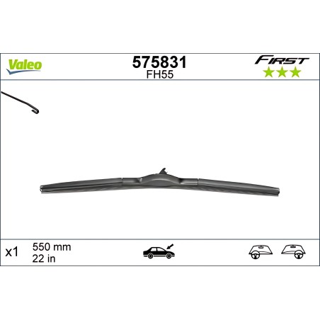 575831 Щітка склоочис. 550 гібридна (вир-во Valeo) фото від Мотор-Агро Харків Україна