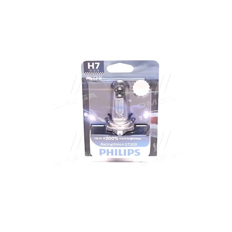 ➤ Лампа розжарювання H7 RacingVision GT200 +200 12V 55W PX26d (вир-во Philips) 12972RGTB1