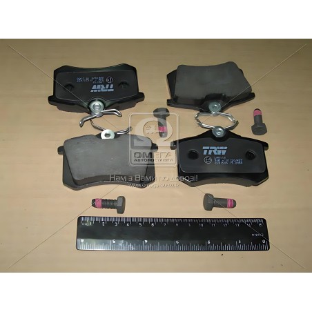 ➤ Колодка гальм. диск. AUDI, CITROEN, FIAT, FORD, LANCIA, PEUGEOT, SEAT, VW задн. (вир-во TRW) GDB1504