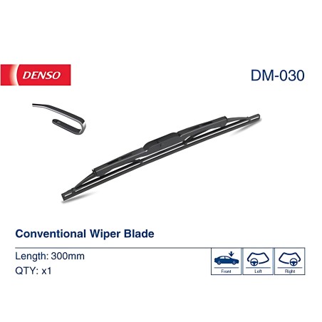 ➤ Щітка склоочис. 300 каркасна (вир-во Denso) DM-030