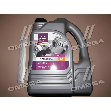 ➤ Масло моторн. BREXOL TRUCK SUPERIOR 15w40 (Каністра 4л) 48391050996