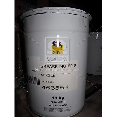 464354 Мастило Eni GREASE MU EP 00 (Відро 18кг) фото від Мотор-Агро Харків Україна