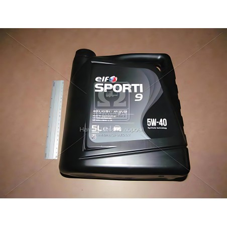➤ Олива моторна ELF SPORTI 9 5W-40 (Каністра 5л) 214252