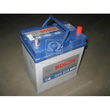 ➤ Акумулятор 40Ah-12v BOSCH (S4018) (187x127x227),R,EN330( Азія) тонк.клеми 0092S40180