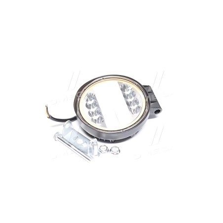 ➤ Фара LED кругл. 24W (8*3W), 128*110*40мм, широкий промінь 12/24V 6000К (Руслан-Комплект) ФГ-304Х