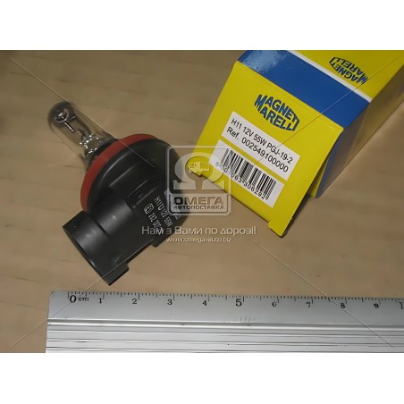 ➤ Лампа розжарювання H11 12V 55W PGJ19-2 (вир-во Magneti Marelli) 002549100000