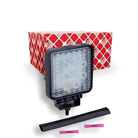 ➤ Фара LED квадратна 27W, 2200lm, 108x135x72мм, вузький промінь 9-32V (Febi) 104003