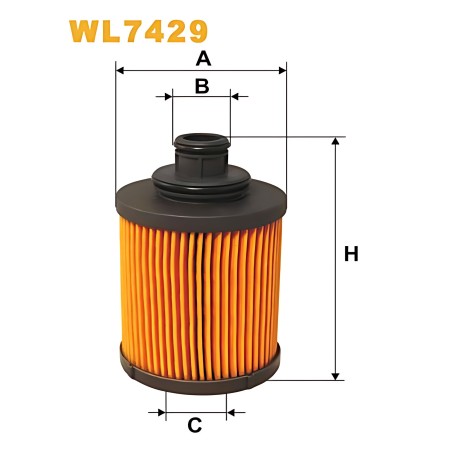 WL7429 Фільтр масляний двигуна WL7429/OE682 (вир-во WIX-FILTERS) фото від Мотор-Агро Харків Україна