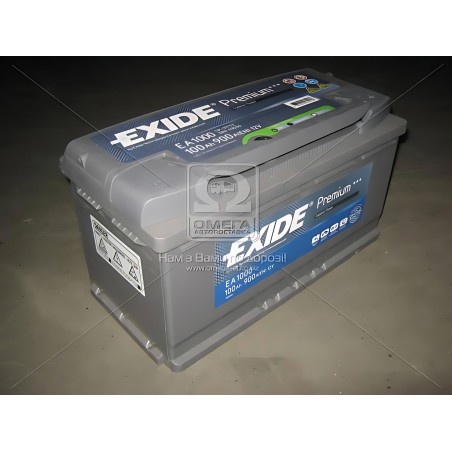 ➤ Акумулятор 100Ah-12v Exide PREMIUM (353х175х190), R, EN900 EA1000