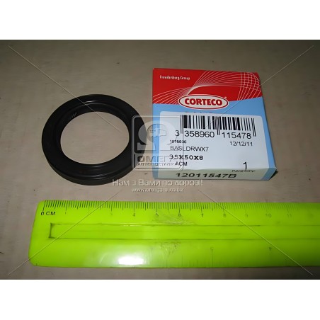 ➤ Сальник двигуна FRONT/N HONDA/MITSUBISHI/OPEL 35X50X8 ACM BASLDRW (вир-во Corteco) 12011547B