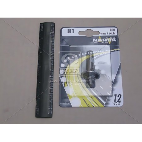 ➤ Лампа розжарювання H1 12v 55w P14,5s (вир-во Narva) 48320B1