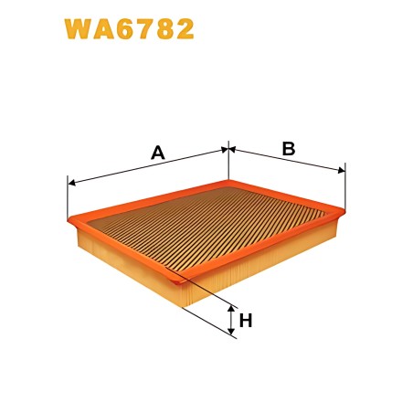 ➤ Фільтр повітряний OPEL VECTRA C WA6782/AP152/2 (вир-во WIX-FILTERS UA) WA6782