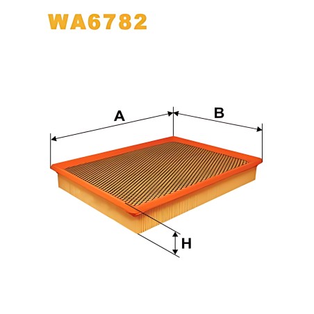 ➤ Фільтр повітряний OPEL VECTRA C WA6782/AP152/2 (вир-во WIX-FILTERS UA) WA6782