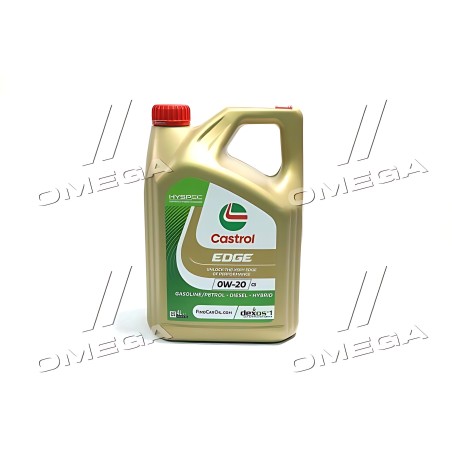 ➤ Олива моторна Castrol EDGE 0W-20 C5 (Каністра 4л) 15F6E9