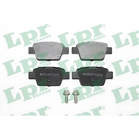 ➤ Колодка гальм. диск. LADA 1200-1600-84, 2101-2107 передн. (вир-во LPR) 05P127