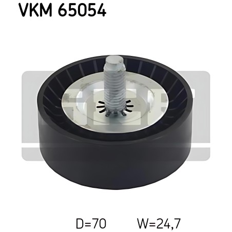 ➤ Паразитний / провідний ролик, полікліновий ремінь (Вир-во SKF) VKM 65054