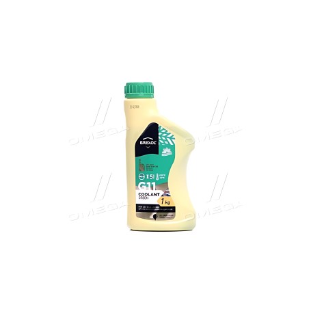 ➤ Антифриз BREXOL GREEN G11 Antifreeze (зелений) 1kg antf-014