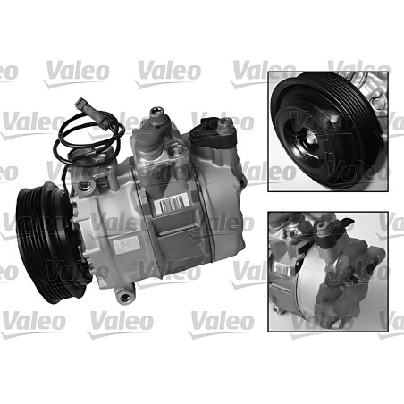 ➤ Компресор кондиціонера AUDI A4, A6, A8 SKODA Superb VW Passat (вир-во VALEO) 813166