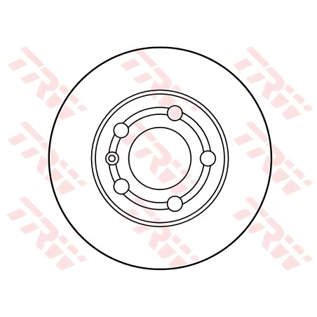 ➤ Диск гальмівний AUDI A3, SEAT TOLEDO, SKODA FABIA, OCTAVIA, VW GOLF задн. (вир-во TRW) DF2805