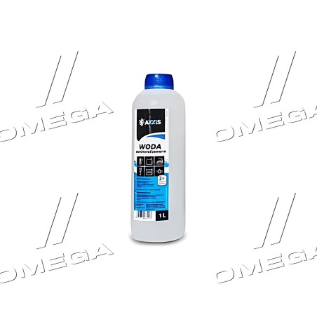 ➤ Вода дистильована 2-а очищення (тверда каністра 1л) AXXIS ax-829