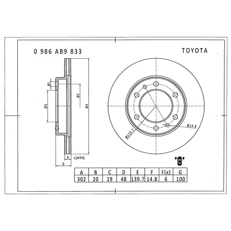 ➤ Фільтр повітряний AUDI, LADA 2108-09 (вир-во Bosch) 1457429061