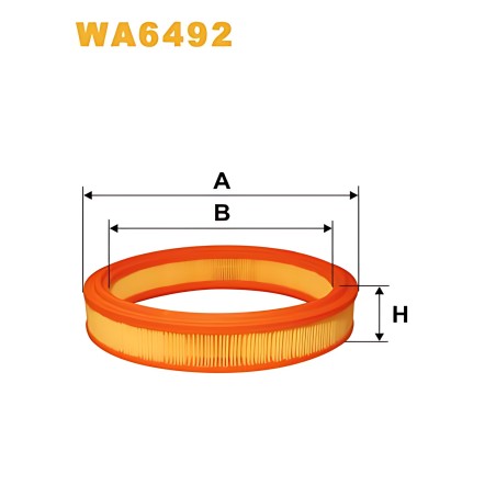 WA6492 Фільтр повітряний WA6492/324 (вир-во WIX-FILTERS) фото від Мотор-Агро Харків Україна
