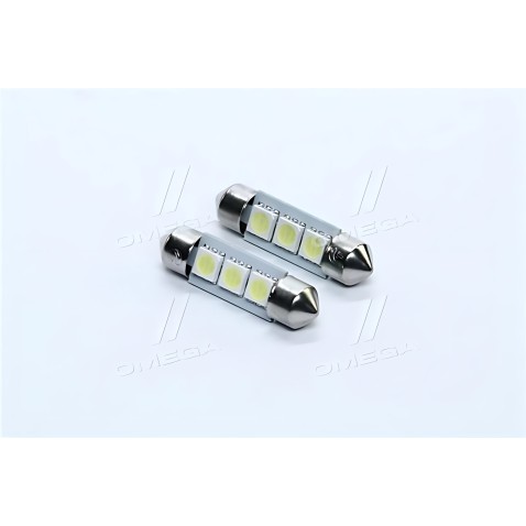TP-210T11-24V Лампа LED Софітні C5W 24V T11x36-S8.5 (3 SMD size5050) 2шт. блістер TEMPEST фото від Мотор-Агро Харків Україна