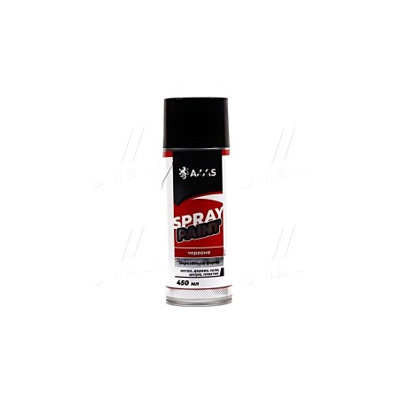 ➤ Фарба яскраво-червона (балон 450ml) RAL 3020 AXXIS ax-917