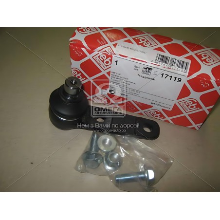 ➤ Опора кульова FORD ESCORT V-VII, FIESTA III 89-01 перед. міст низ (Вир-во FEBI) 17119
