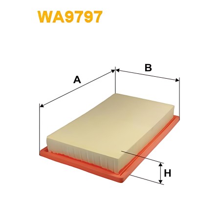 ➤ Фільтр повітряний MB C (W/S205),E(W/S212) 1.6-3.5 13- (вир-во WIX-FILTERS) WA9797
