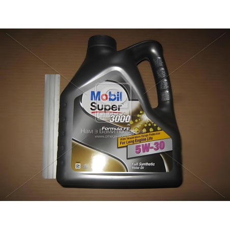 ➤ Олива моторна Mobil SUPER 3000 X1 5W-30 Formula FE (Каністра 4л) 152564