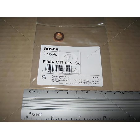 ➤ Кільце ущільнювача форсунки (вир-во BOSCH) F00VC17505